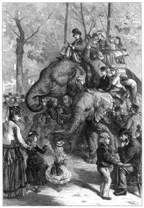 Montagnachmittag in den Gärten der zoologischen Gesellschaft, 1871