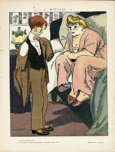 Illustration von Chas-Laborde (1886-1941) in Le Lire, 30/11/12 - Desillusion - Prostitution