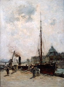Ansicht des Instituts, 19. Jahrhundert von Charles Lapostolet