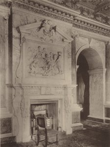 Houghton, Norfolk, Kamin im Speisesaal von Charles Latham