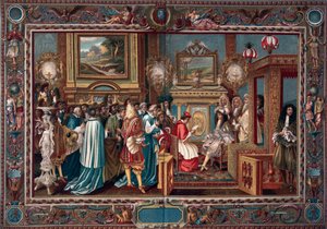 Ludwig XIV. empfängt den päpstlichen Botschafter Sigismondo Chigi, 29. Juli 1664, 1903 von Charles Le Brun