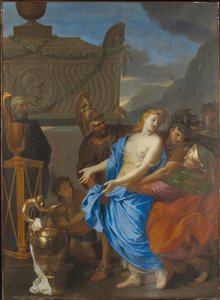 Das Opfer der Polyxena, 1647 von Charles Le Brun