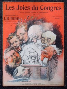 Cover von „Le Lire“, Satirisch in Farben von Charles Leandre