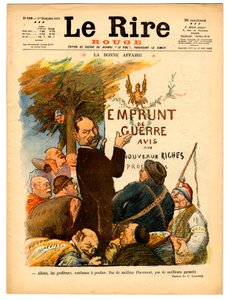 Cover von „Le Lire rouge“, Satire in Farben