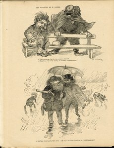Illustration von Charles Leandre (1862-1934) in Le Rire von Charles Leandre