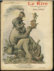 Illustration von Charles Leandre (1862-1934) für das Cover von Le Rire von Charles Leandre