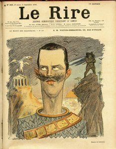 Illustration von Charles Leandre (1862-1934) für das Cover von Le Rire