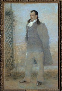 Ganzkörperporträt von Georges Courteline (1858-1929)