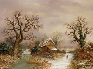 Rotkäppchen im Schnee, 19. Jahrhundert