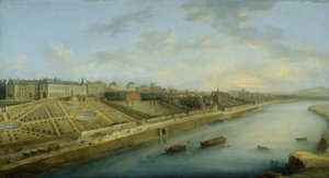 Passy und Chaillot von Grenelle aus gesehen von Charles Leopold Grevenbroeck