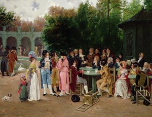Ein aufmerksames Publikum von Charles Louis Kratke