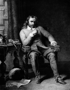 Cromwell beschließt, die Krone abzulehnen, um 1858, 1911 von Charles Lucy