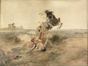 Gefallener Indianerkrieger