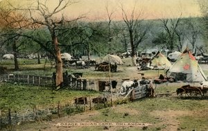 Osage-Indianerlager, Oklahoma von Charles Marion Russell
