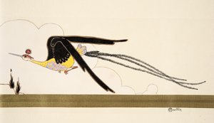Paradiesvogel, aus La Mode en mil neuf cent douze, veröffentlicht 1912