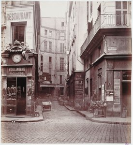 Impasse St. Claude, von der Rue St. Sauveur, Paris, zwischen 1858-78 von Charles Marville