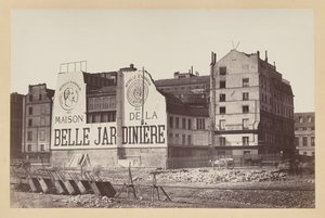 La Belle Jardinière: das Geschäft in der Rue de la Cité während seines Abrisses, Paris von Charles Marville