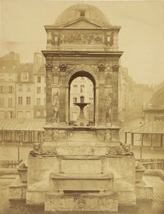 [Die Ostfassade des Fontaine des Innocents] / [Fontaine des Innocents, Paris] von Charles Marville