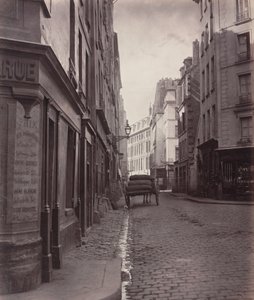 Rue de la Bucherie, du cul de sac Saint-Ambroise (fünfter Bezirk), 1866-1868 von Charles Marville