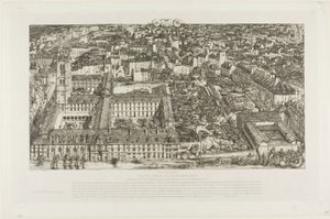 Collège Henry IV (oder Lycée Napoléon), Paris von Charles Meryon