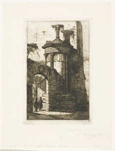 Eingang zum französischen Kapuzinerkloster in Athen
