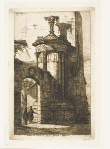 Eingang zum französischen Kapuzinerkloster in Athen
