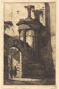Eingang zum französischen Kapuzinerkloster in Athen