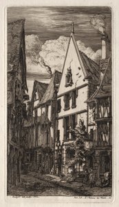 Radierungen von Paris: in Bourges