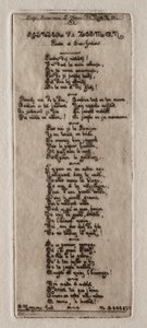 Radierungen von Paris: Widmung an Reynier Nooms, genannt Zeeman, 1854