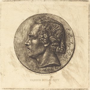 Evariste Boulay-Paty; Ein Dichter (nach einer Bronze von David d