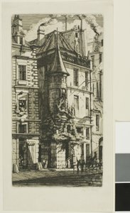 Haus mit einem Turm, rue de la Tixeranderie, Paris