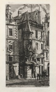 Haus mit einem Turm, rue de la Tixeranderie, Paris