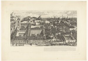 Lyzeum Henri IV in Paris von Charles Meryon