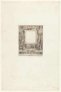 Omlijsting voor portret van Armand Guéraud von Charles Meryon