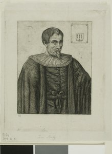 Porträt von Jean Besly, Historiker