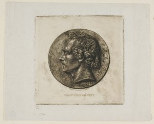 Porträt des Dichters Evariste Boulay-Paty von Charles Meryon