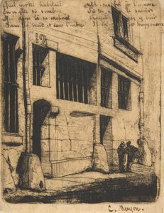 Rue des Mauvais Garçons, Paris, 1854 von Charles Meryon