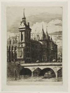 Der Uhrturm, Paris von Charles Meryon