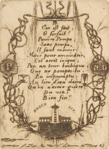 Die Notre-Dame-Pumpe kleine Platte, 1854