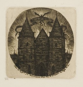 Das alte Tor des Justizpalastes, Paris von Charles Meryon