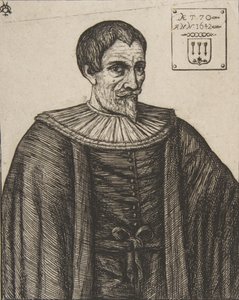Der Historiker John Besly, nach Jaspar Isaac, 1861 von Charles Meryon