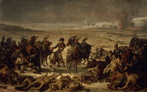 Nach der Schlacht bei Eylau, 9. Februar 1807 von Charles Meynier