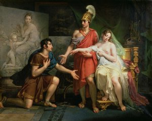 Alexander der Große (356-323 v. Chr.) übergibt Campaspe an Apelles, 1822