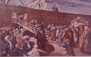 Auswanderer nach Kanada verlassen Liverpool