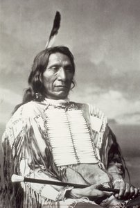 Häuptling Red Cloud (1822-1909) 1880 von Charles Milton Bell