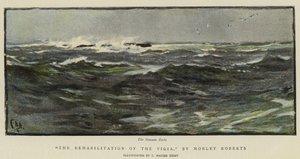 Illustration für Die Rehabilitation der Vigia, von Morley Roberts von Charles Napier Hemy