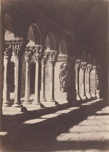 Ein Gang des Kreuzgangs von Saint Trophime, Arles von Charles Nègre