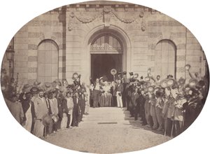 Asile Impérial de Vincennes: der 15. August, der Gruß an den Kaiser, 1859