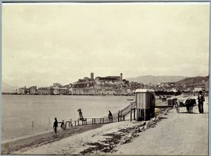 Strand von Cannes - Fotografie von Charles Nègre