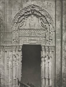 Kathedrale von Chartres: Rechte Tür des Königlichen Portals mit Unserer Lieben Frau von Chartres